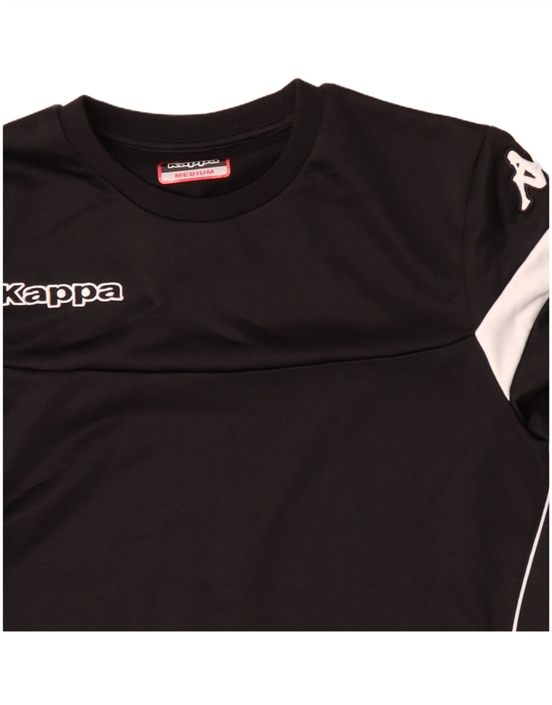 Kappa Hombre Sudadera Gráfica Jumper Medium Negro Colorblock Poliéster