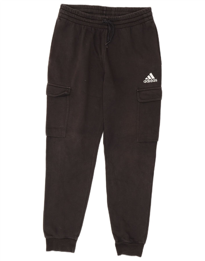 Adidas Hombre Cargo Chándal Pantalones Joggers Mediano Negro Algodón