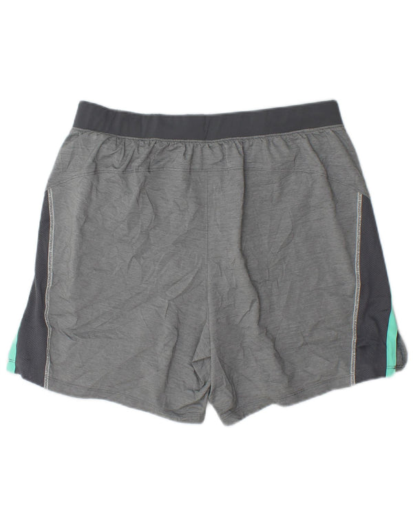 Under Armour Pantalones cortos deportivos para mujer UK 46 Grande Gris Colorblock