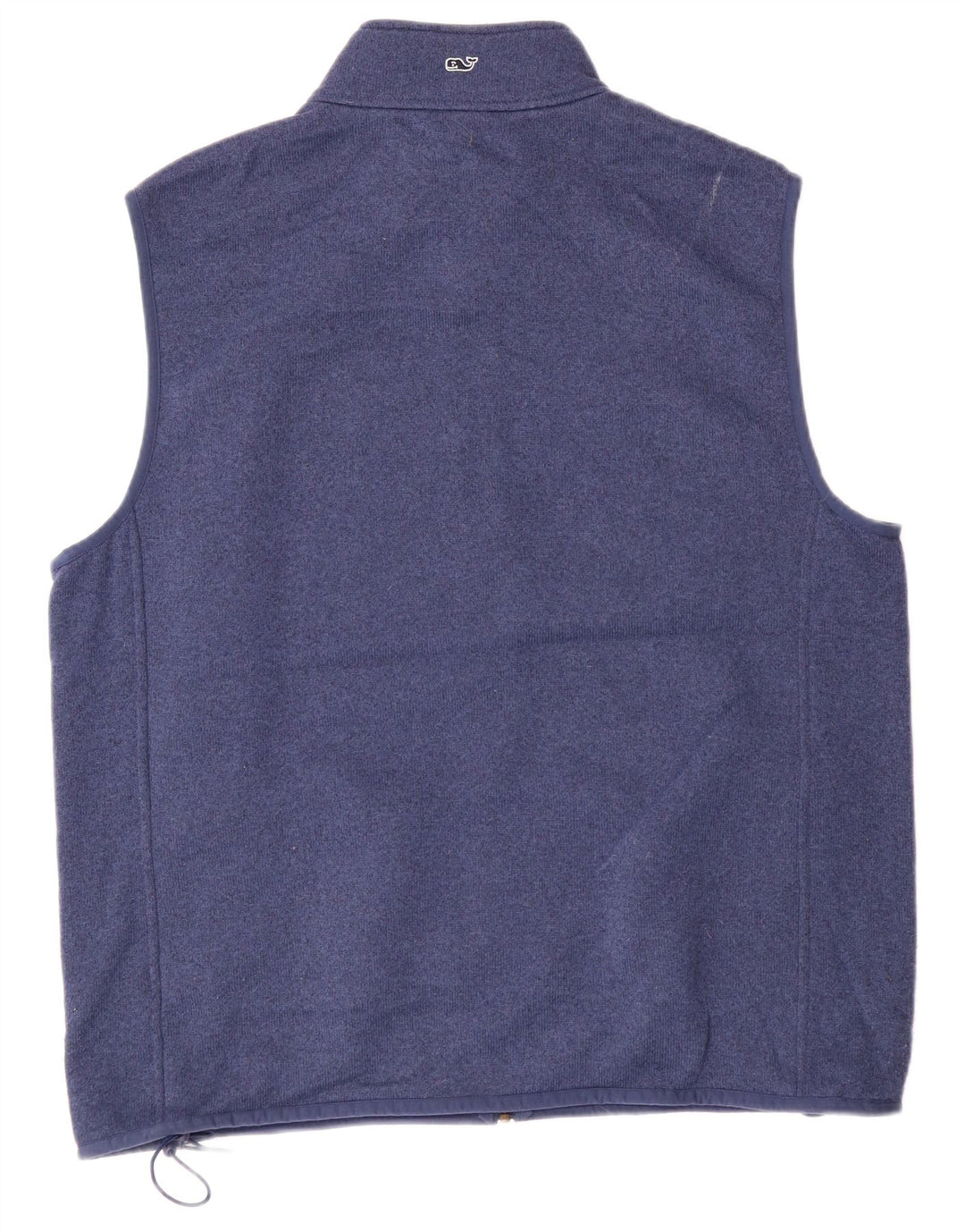 Vineyard Vines Chaqueta de chándal sin mangas para hombre XL Azul moteado Preppy