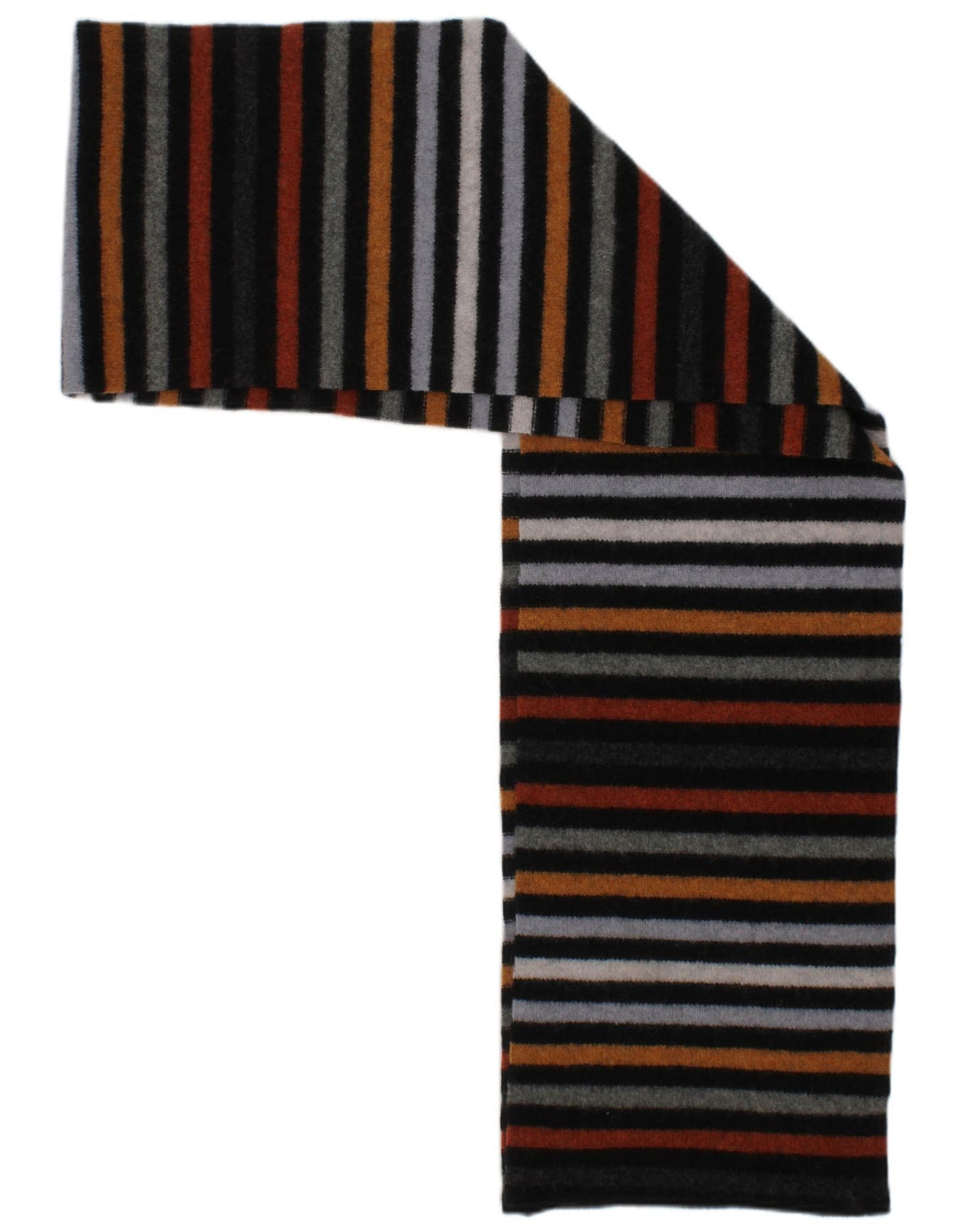 Robert Mackie Bufanda rectangular para hombre Talla única Clásico a rayas multicolor