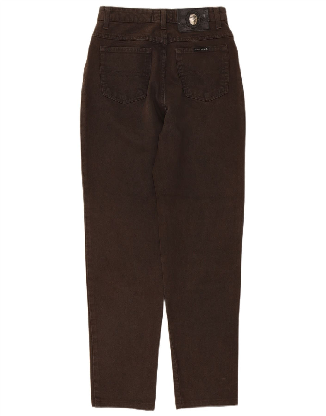 Vaqueros Trussardi Mujer Tapered Talla 29 Marrón Algodón