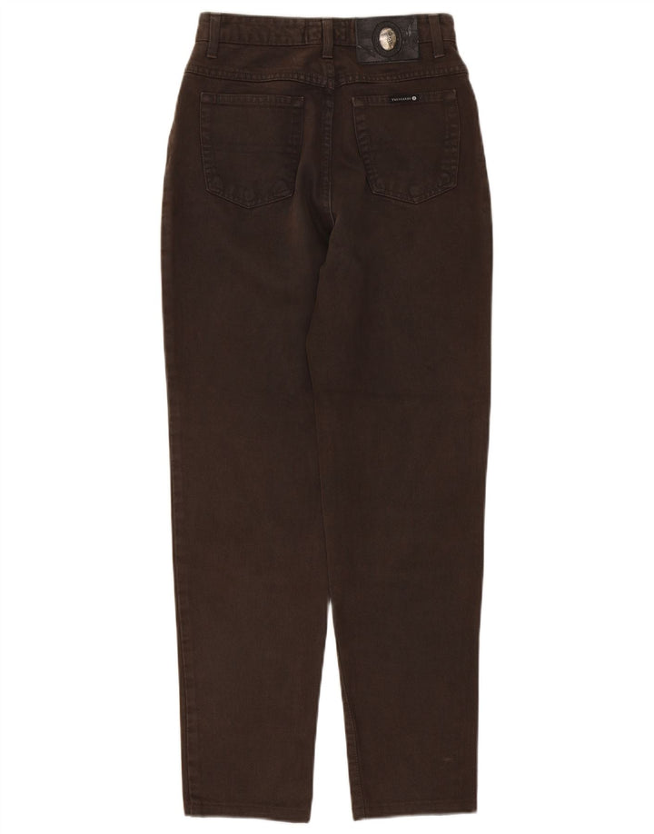 Vaqueros Trussardi Mujer Tapered Talla 29 Marrón Algodón