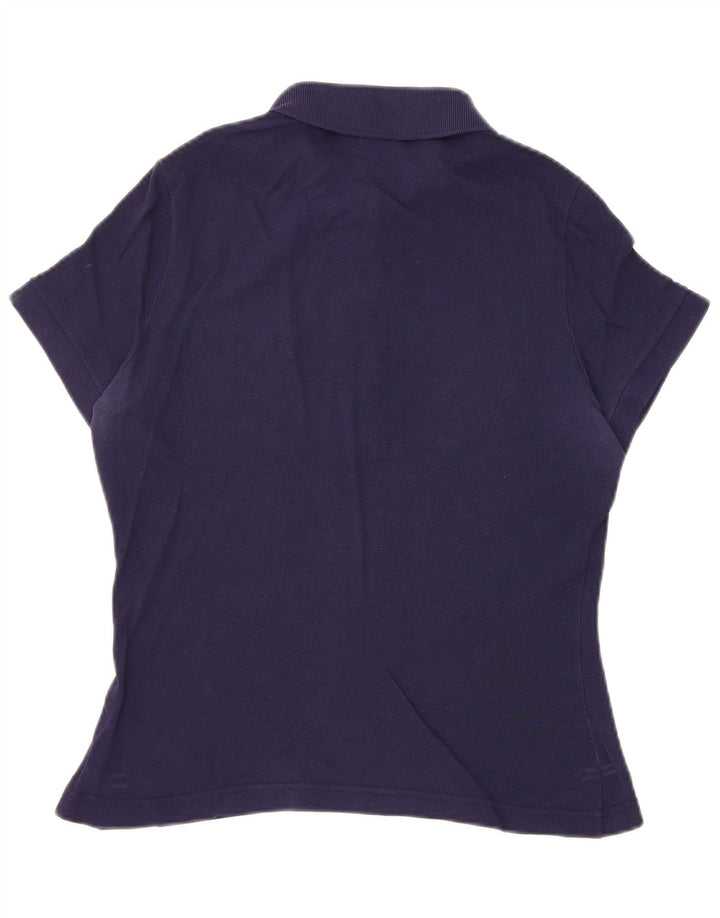 Polo Lacoste Mujer Talla 42 Grande Azul Marino