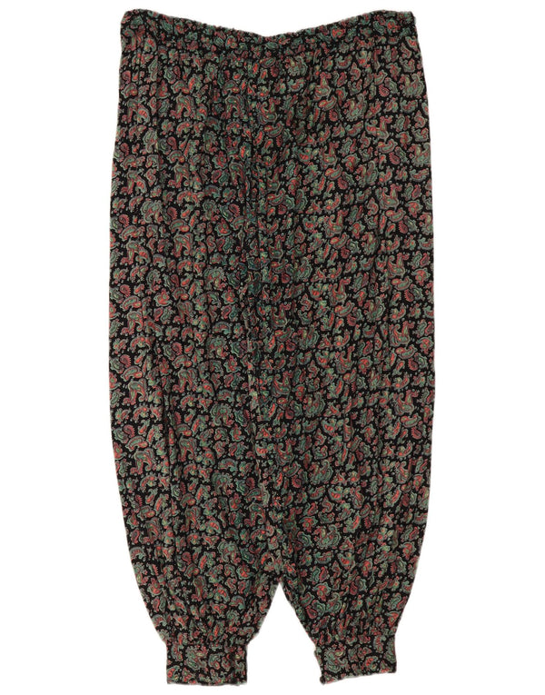 Vintage mujer Harem pantalones un tamaño W36 L28 multicolor Paisley