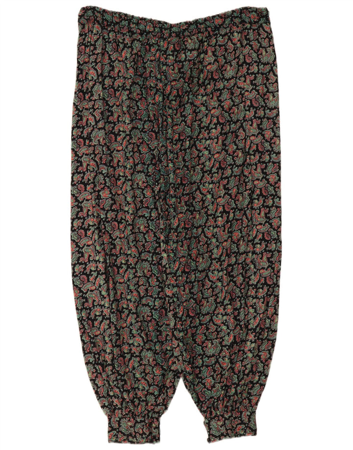 Vintage mujer Harem pantalones un tamaño W36 L28 multicolor Paisley