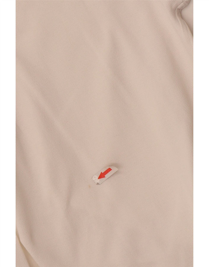 Polo North Sails Hombre De Algodón Color Block Blanco Mediano
