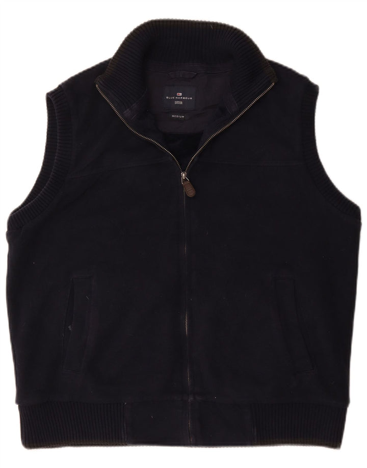 Marks & Spencer Chaqueta de chándal azul Harbor para hombre, talla mediana, azul marino