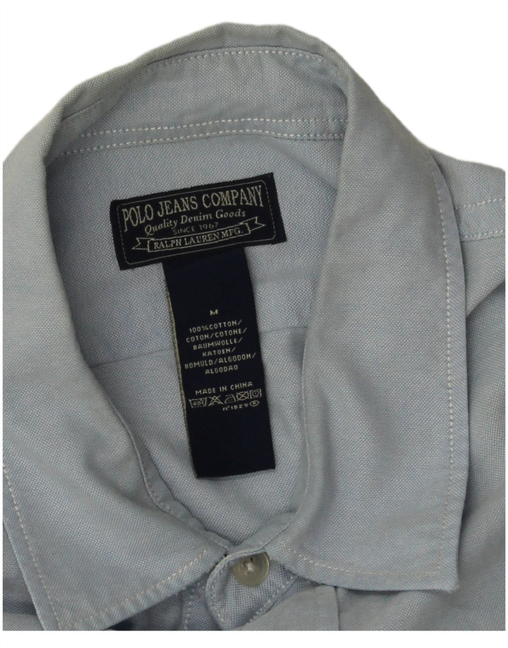 Camisa Ralph Lauren Hombre Algodón Azul Medio