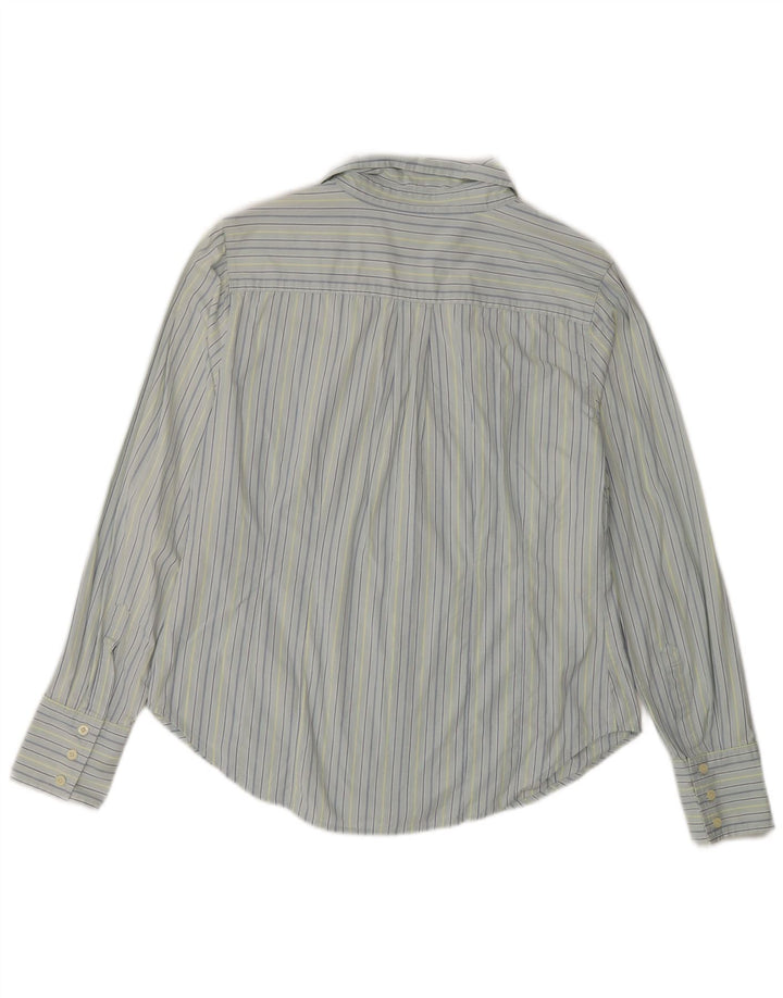 DOCKERS Womens Shirt UK 16 Large Blue Striped
