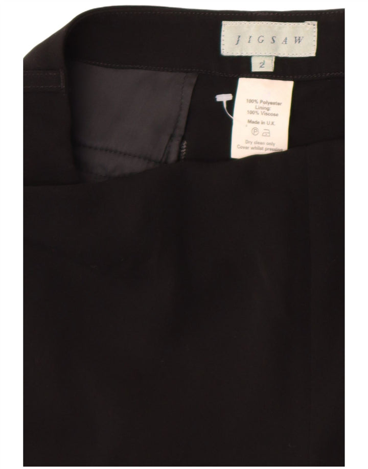 Pantalones casuales rectos para mujer Jigsaw W29 L32 Poliéster negro