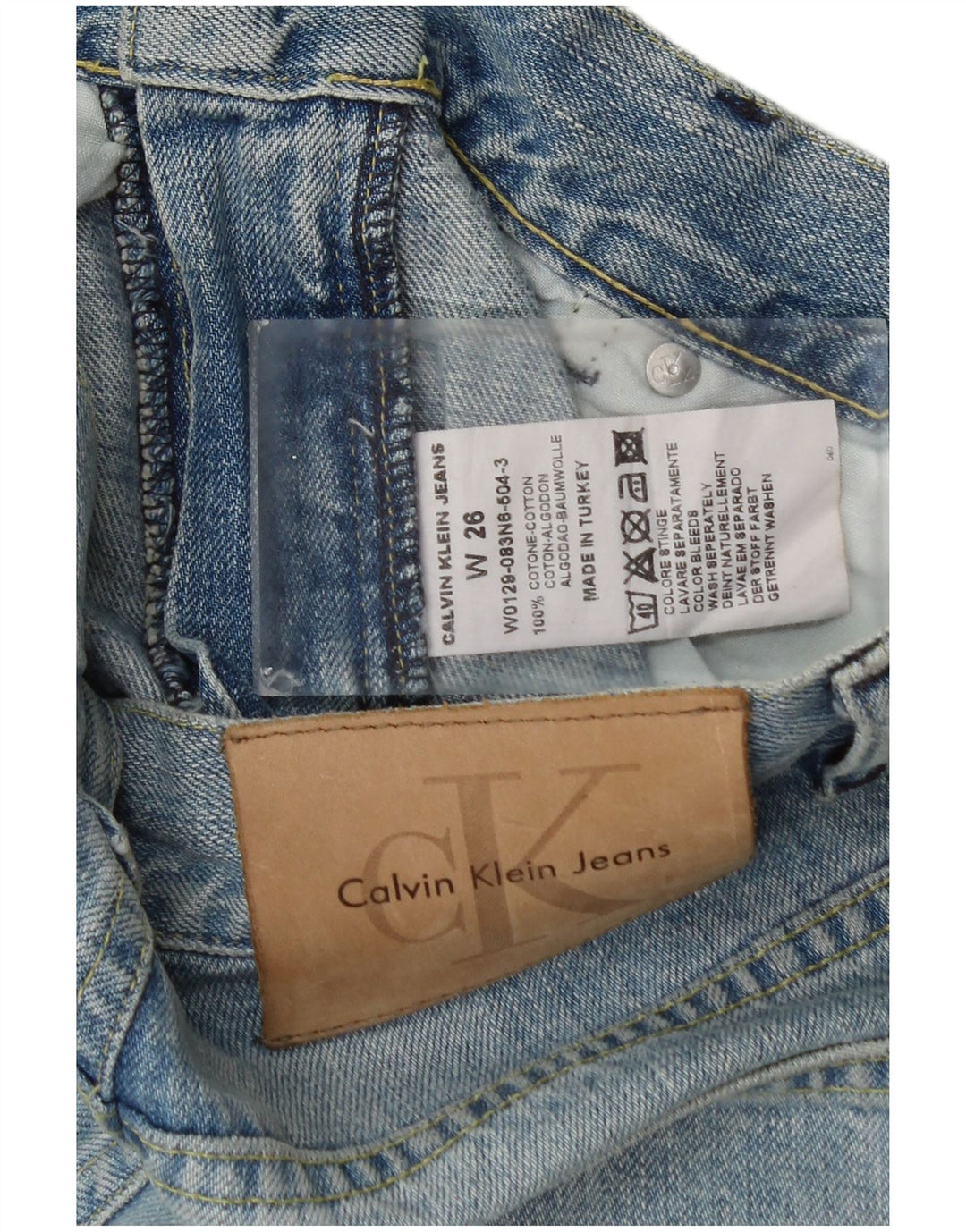 Calvin Klein Jeans Bootcut para Mujer W26 L32 Algodón Azul