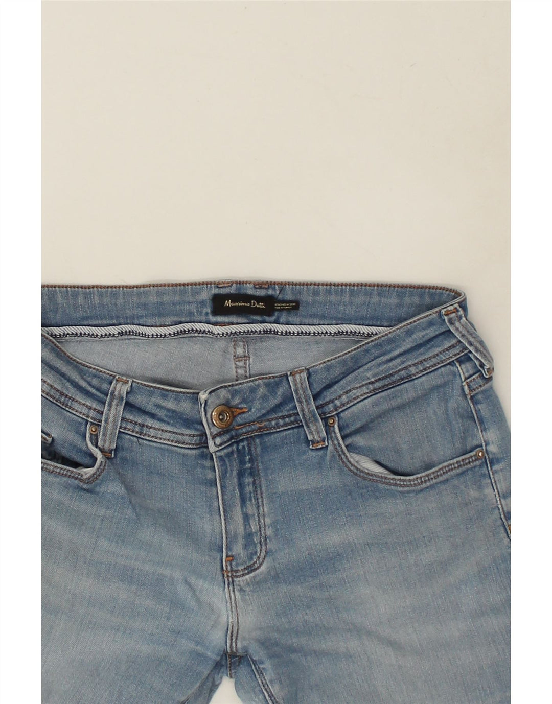 MASSIMO DUTTI Womens Skinny Jeans US 8 Medium W30 L31  Blue Cotton | Vintage Massimo Dutti | Thrift | Second-Hand Massimo Dutti | Used Clothing | Messina Hembry 