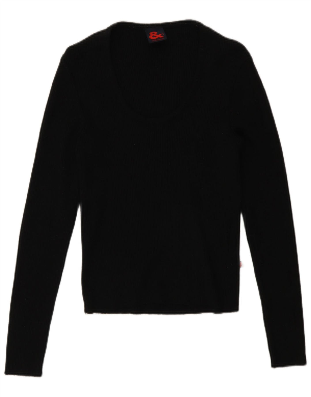 Dolce & Gabbana Top Mujer Manga Larga IT 46 Lana Merino Negra Grande