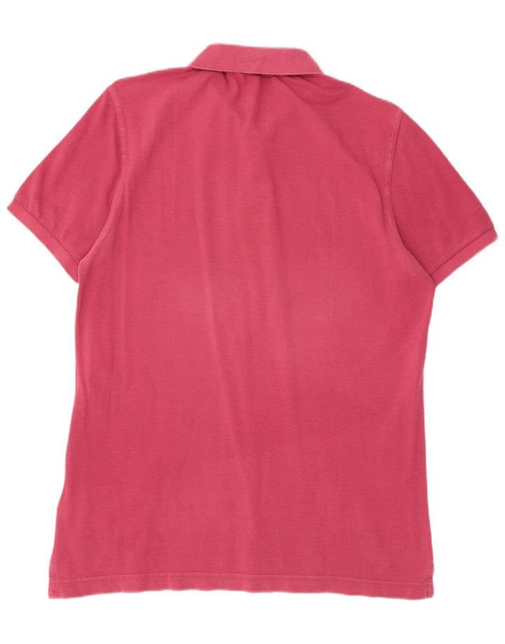Benetton Polo Hombre Grande Rosa Algodón
