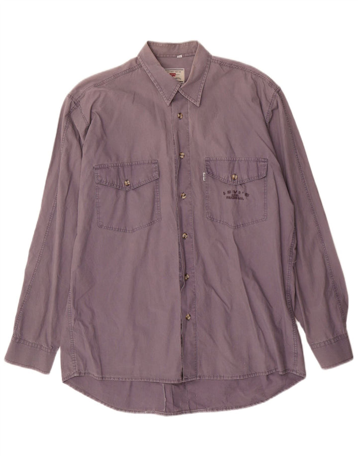 Camisa Levi's Hombre Algodón Morado Medio
