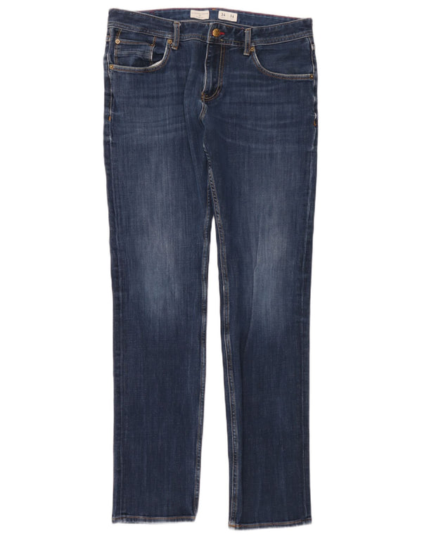 Tommy Hilfiger Vaqueros ajustados Bleecker para hombre W34 L36 Algodón azul