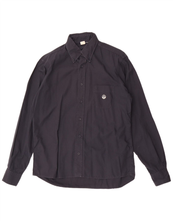 Camisa North Sails Hombre Mediana Algodón Negro