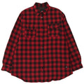 EMP Camisa de franela de leñador para hombre 2XL Algodón a cuadros rojo