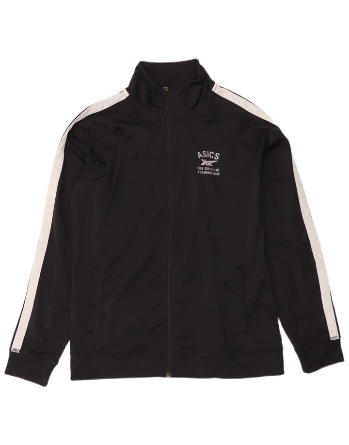 Asics - Chaqueta de chándal para mujer, talla 40, XL, color negro, poliéster