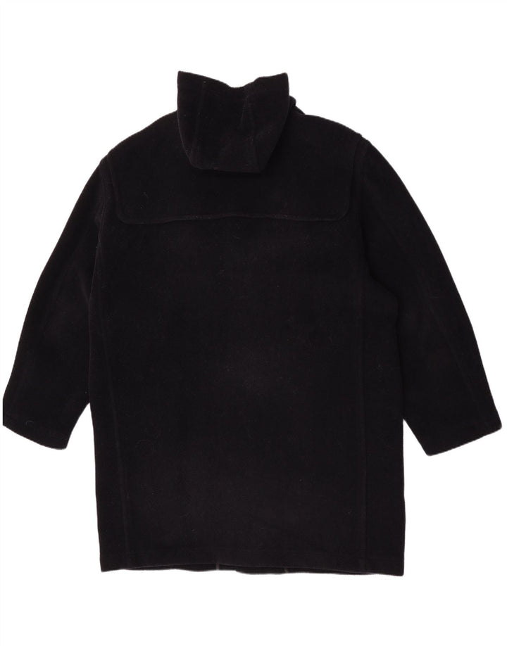 Nuovo Trenca con capucha para hombre IT 50 Large Lana negra