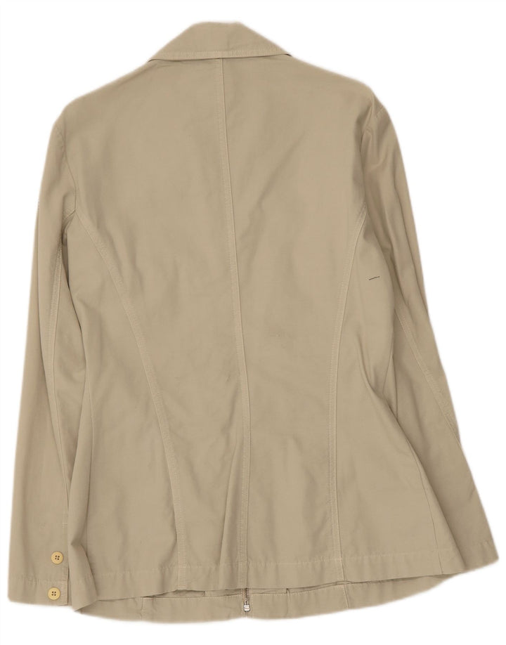 Chaqueta utilitaria para mujer Les Copains IT 46 Large Algodón beige