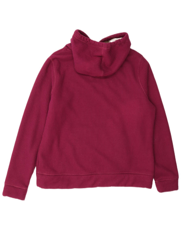 Weird Fish Sudadera con capucha para mujer UK 46 Large Poliéster burdeos