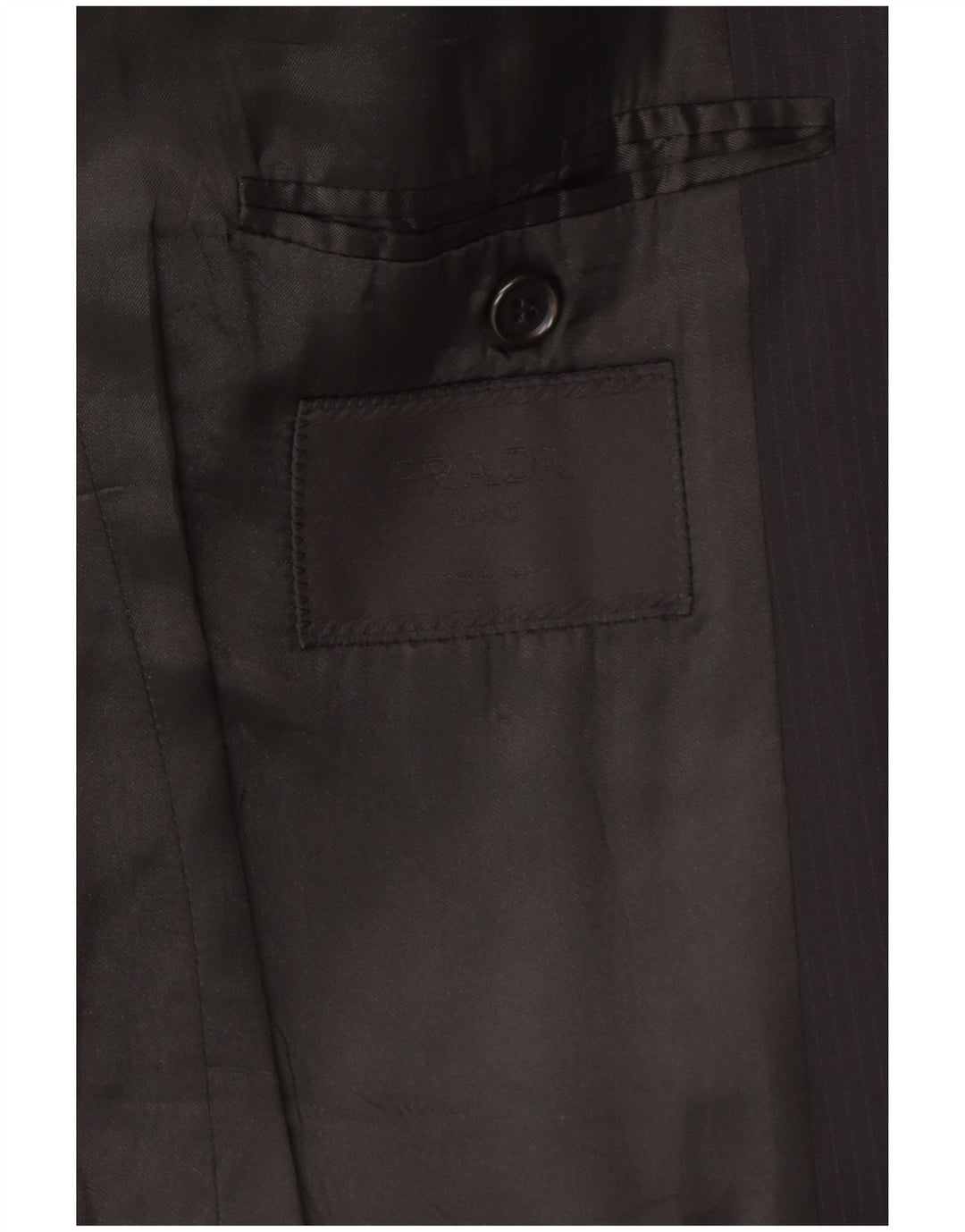 PRADA Traje de 2 piezas con 3 botones para hombre IT 52 XL W34 L30 Negro Clásico