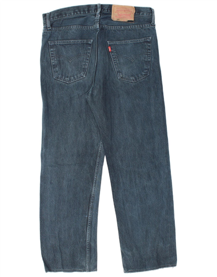 LEVI'S Jeans rectos 501 para hombre W32 L25 Algodón azul