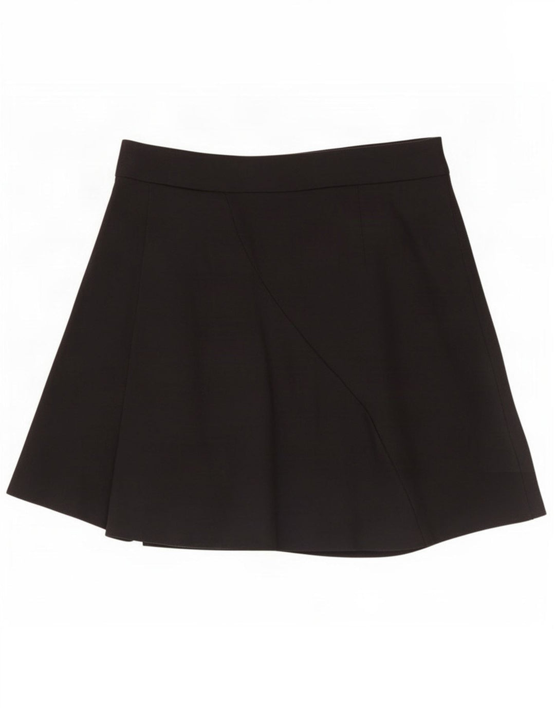 Minifalda Benetton Mujer W32 Grande Negro