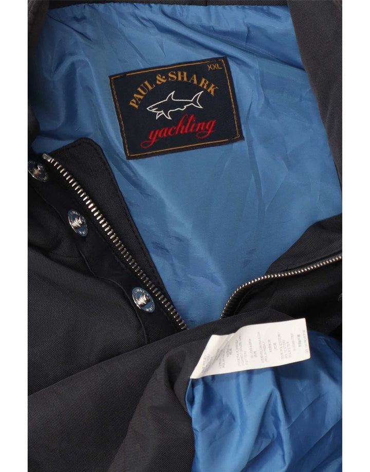 Paul & Shark Chaqueta utilitaria para hombre UK 44 2XL Azul marino Poliéster