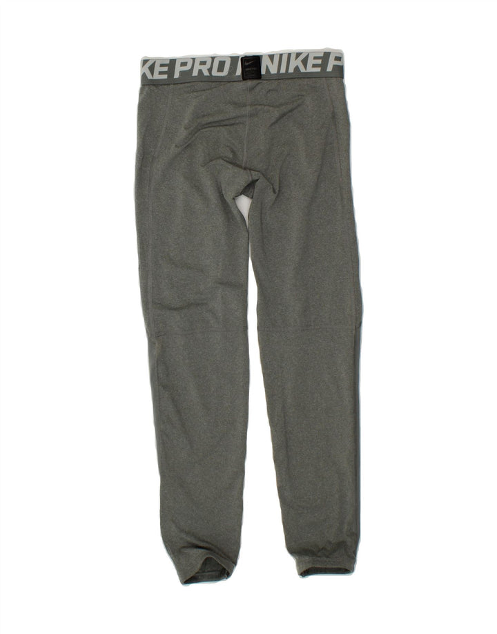 NIKE Boys Graphic Tracksuit Trousers Joggers 10-11 Years Medium Grey Vintage Nike and Second-Hand Nike from Messina Hembry 