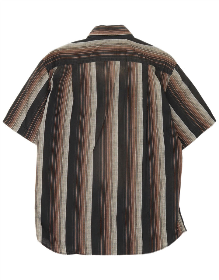 Roccobarocco Camisa para hombre Talla 40 15 3/4 Mediana Rayas multicolores