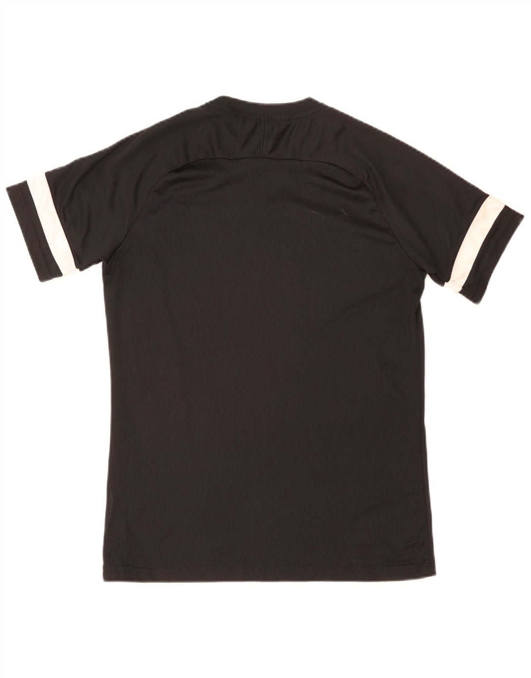 Camiseta Nike Dri Fit para hombre Top medio negro color block Poliéster
