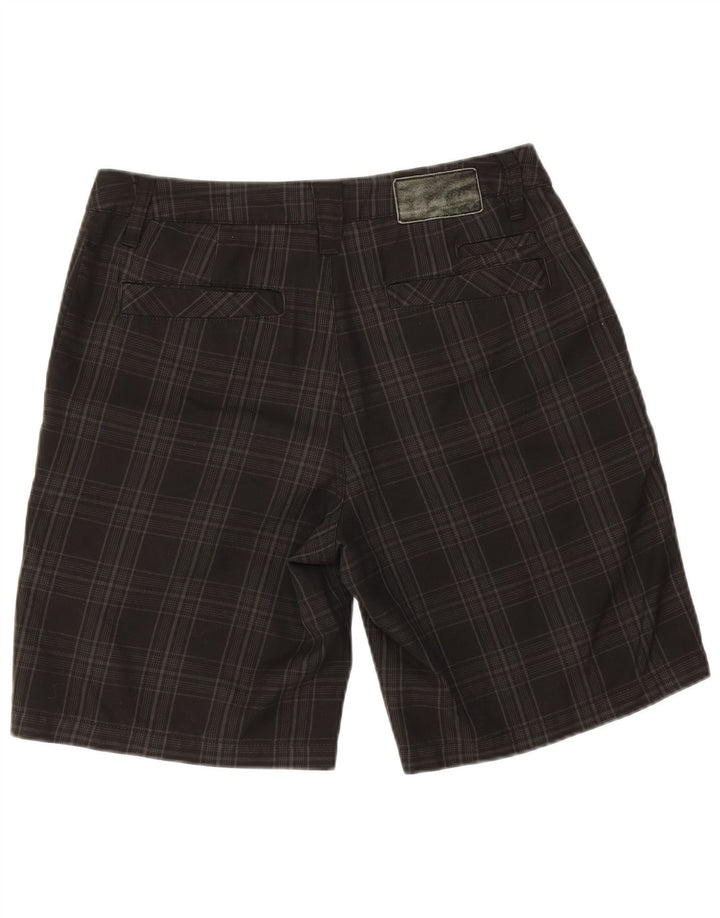Pantalones cortos chinos Quiksilver para hombre W32 Medium Black Check