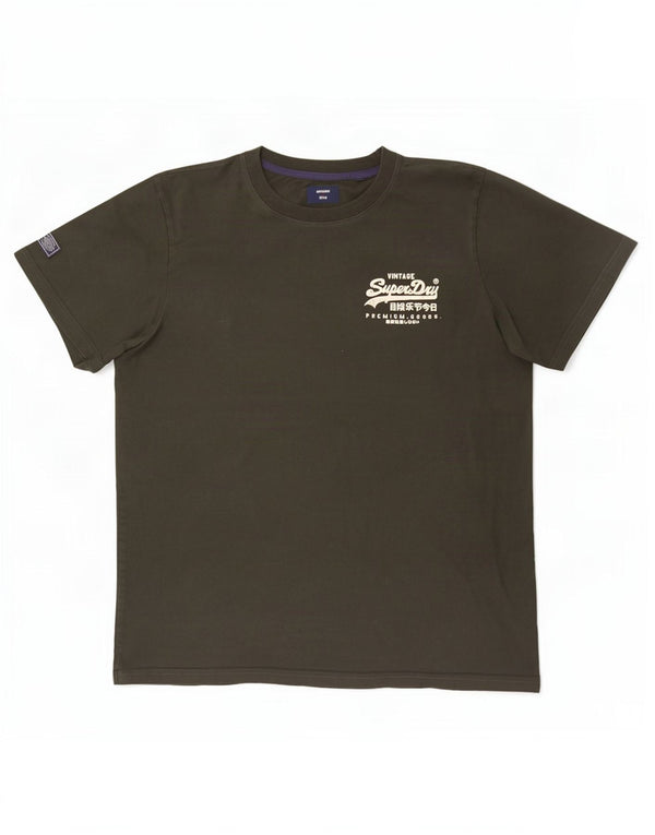 Superdry Camiseta gráfica para hombre Top 3XL Algodón verde