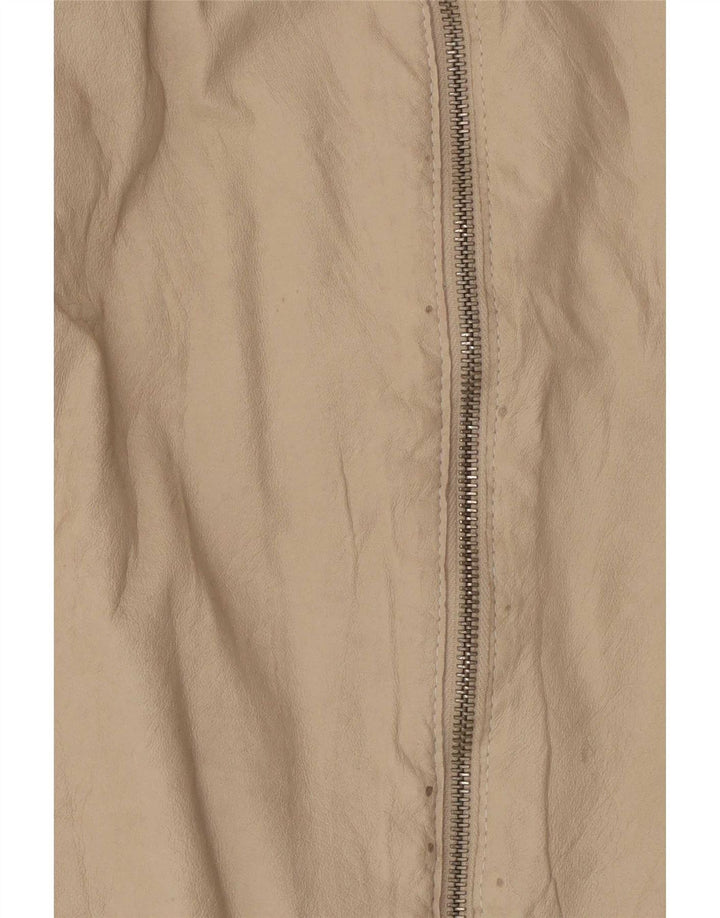 Chaqueta de cuero mujer Conbipel IT 54 XL Beige