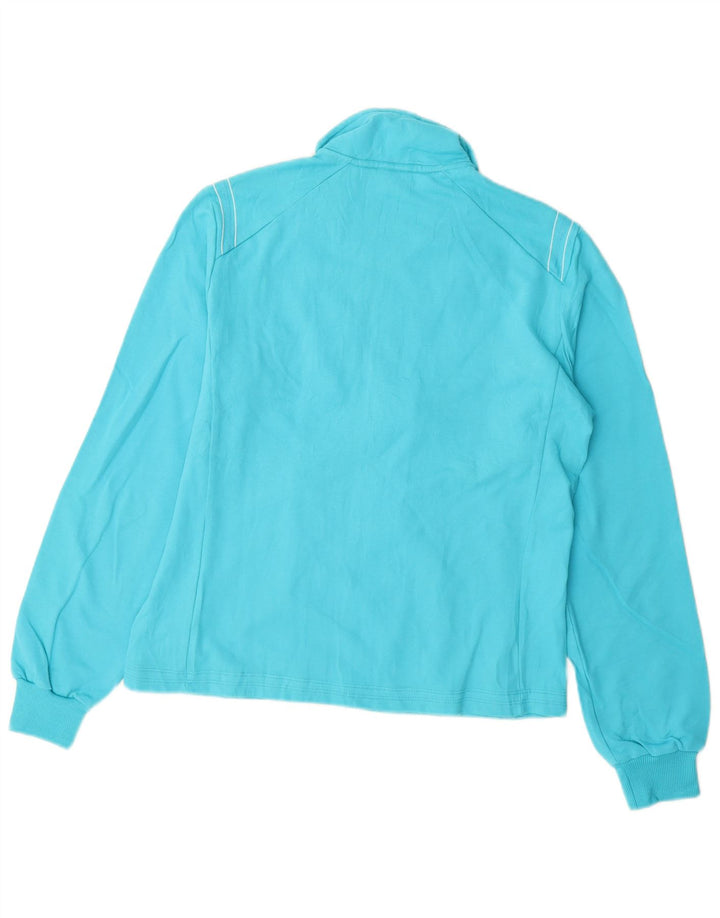 LOTTO Chaqueta de chándal para mujer UK 10 Small Blue Cotton