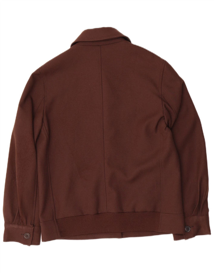 Chaqueta Bomber Mujer Stefanel IT 44 Poliéster Marrón Medio