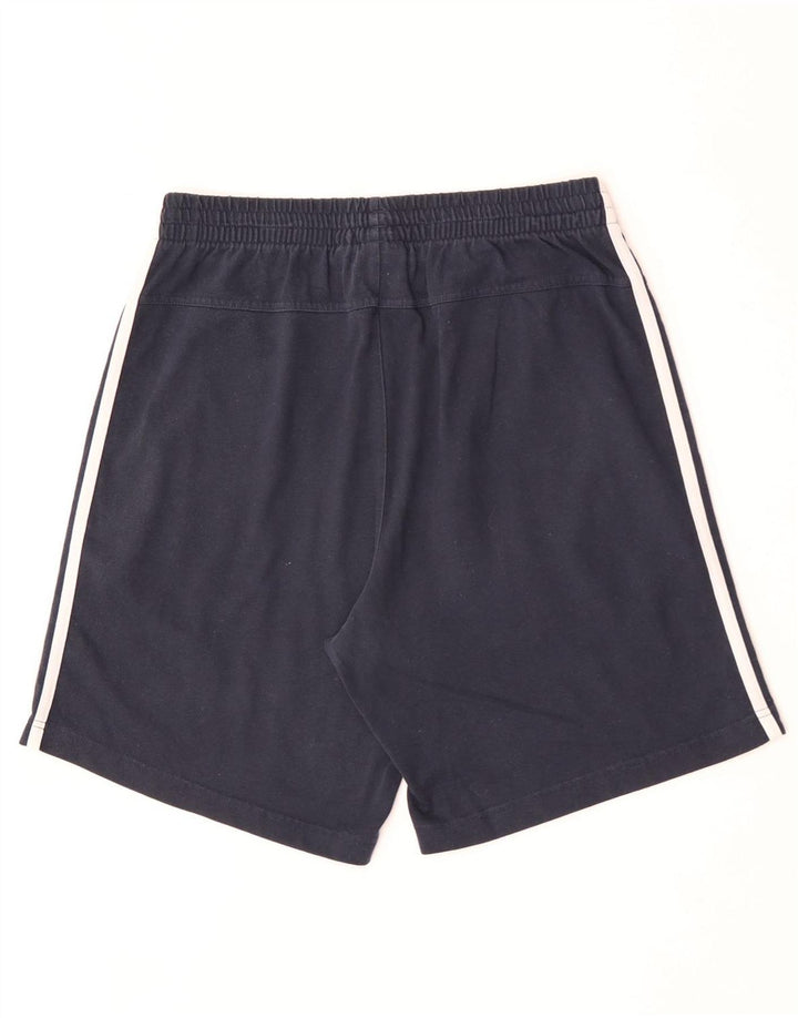 Adidas Hombre Pantalones Cortos Deportivos Medio Azul Marino Algodón