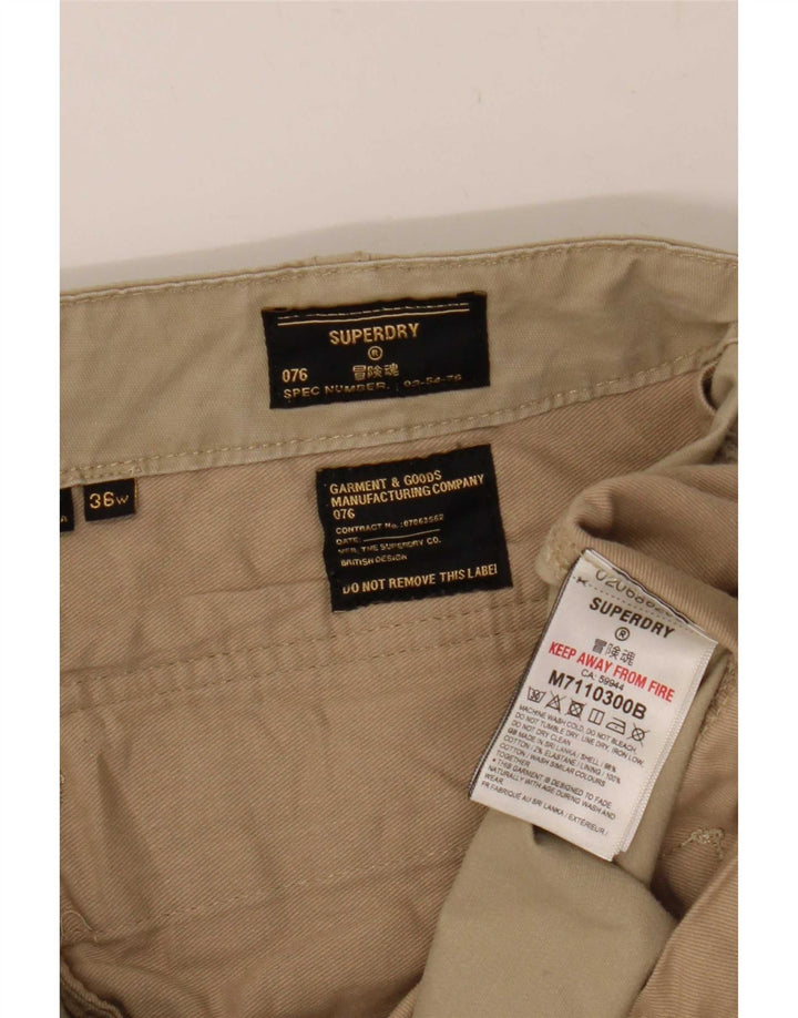 Superdry Shorts cargo para hombre grandes W36 Algodón beige