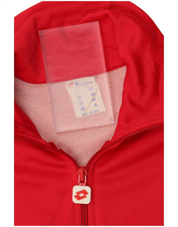 Lotto Chaqueta de chándal extragrande para mujer IT 42 Small Red