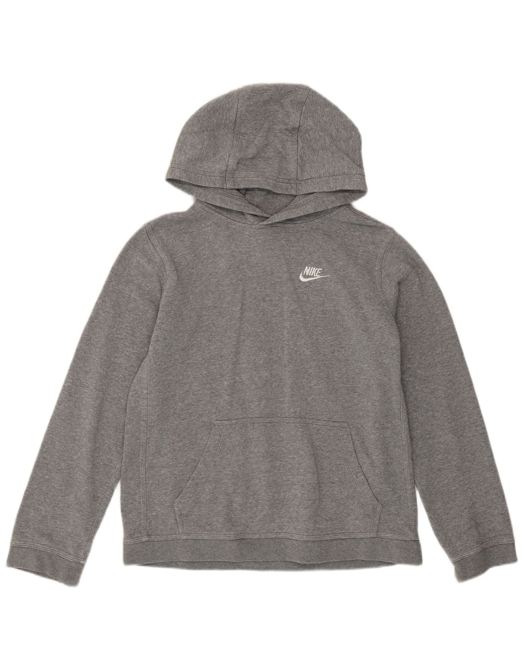Nike Sudadera con capucha para niños 13-14 años XL Gris Algodón