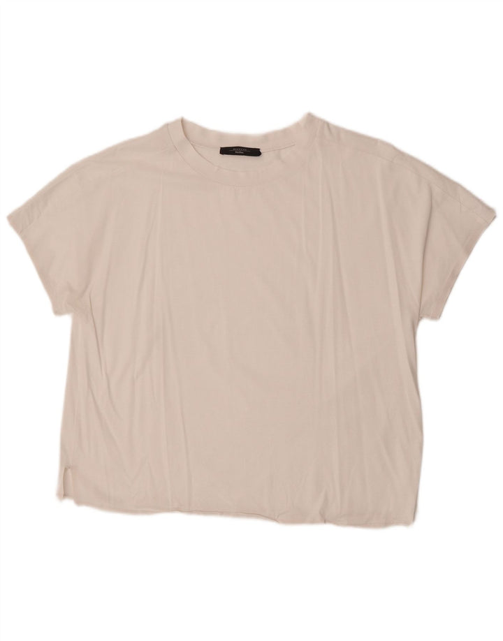 Max Mara Camiseta de fin de semana para mujer Top UK 46 Large White