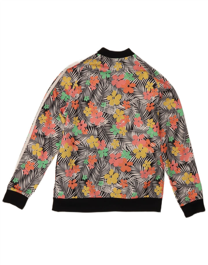 Adidas - Chaqueta de chándal para niña, 13-14 años, multicolor, floral