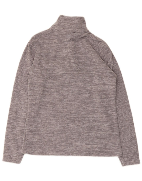 Jersey de forro polar con cremallera y cuello para mujer de Mountain Warehouse UK 8 Small Grey Moteado