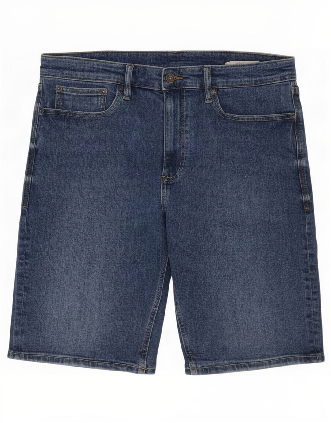 Marks & Spencer - Pantalones cortos de mezclilla para hombre, talla grande, W34, algodón azul