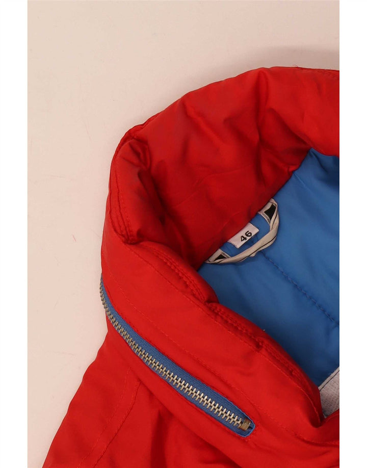 Brunik Chaqueta de esquí con capucha para hombre IT 46 Small Rojo Poliéster