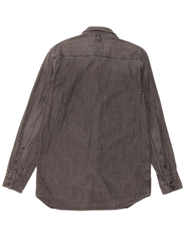G-Star Camisa Vaquera Grande De Algodón Gris Para Hombre