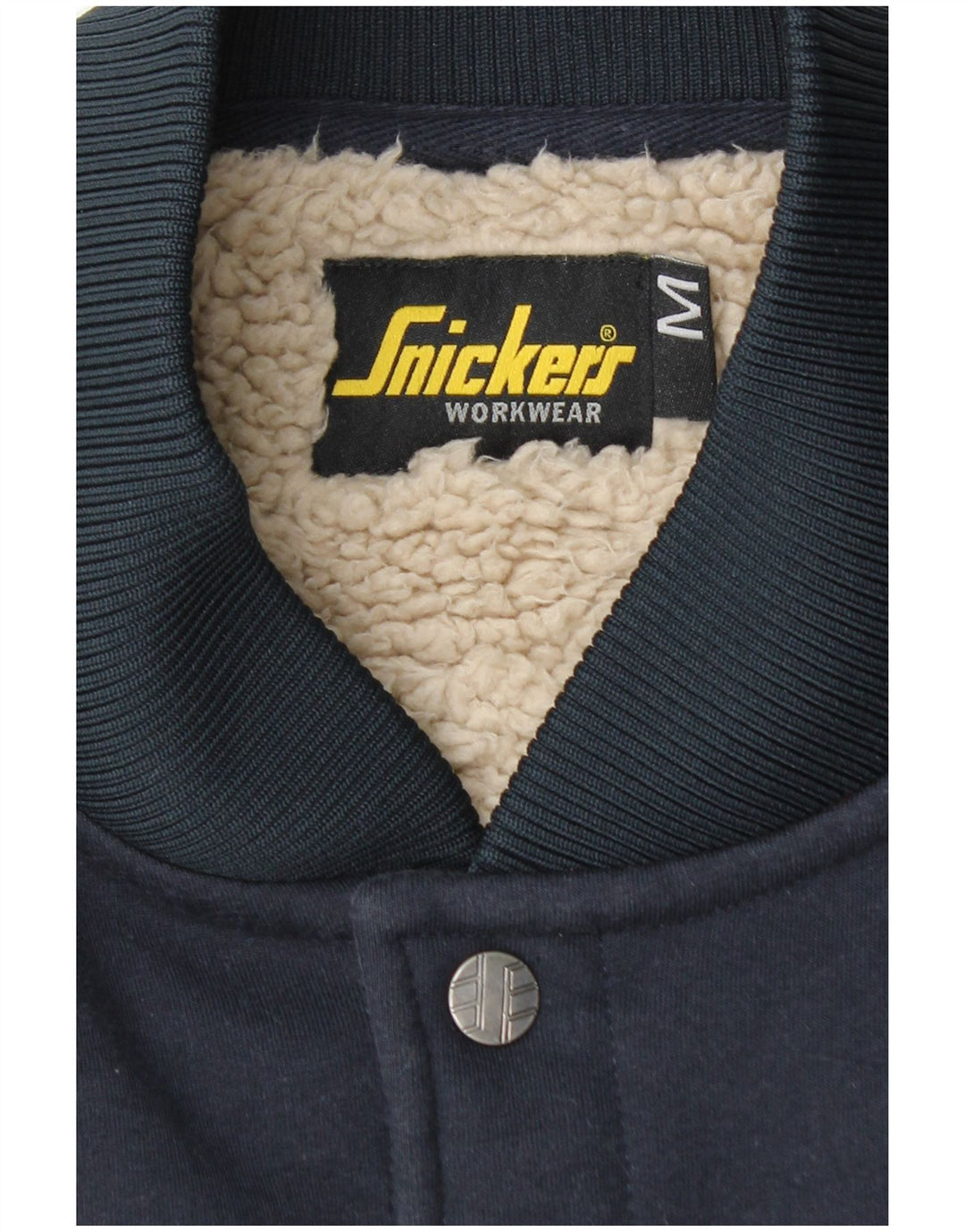 SNICKERS Chaqueta universitaria Sherpa para hombre, ropa de trabajo, Reino Unido 38, algodón azul marino mediano